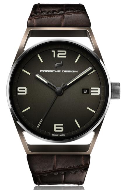 Review Porsche Design 1919 DATETIMER ETERNITY 4046901986117 BROWN ALLIGATOR LEATHER watch Replica - Click Image to Close